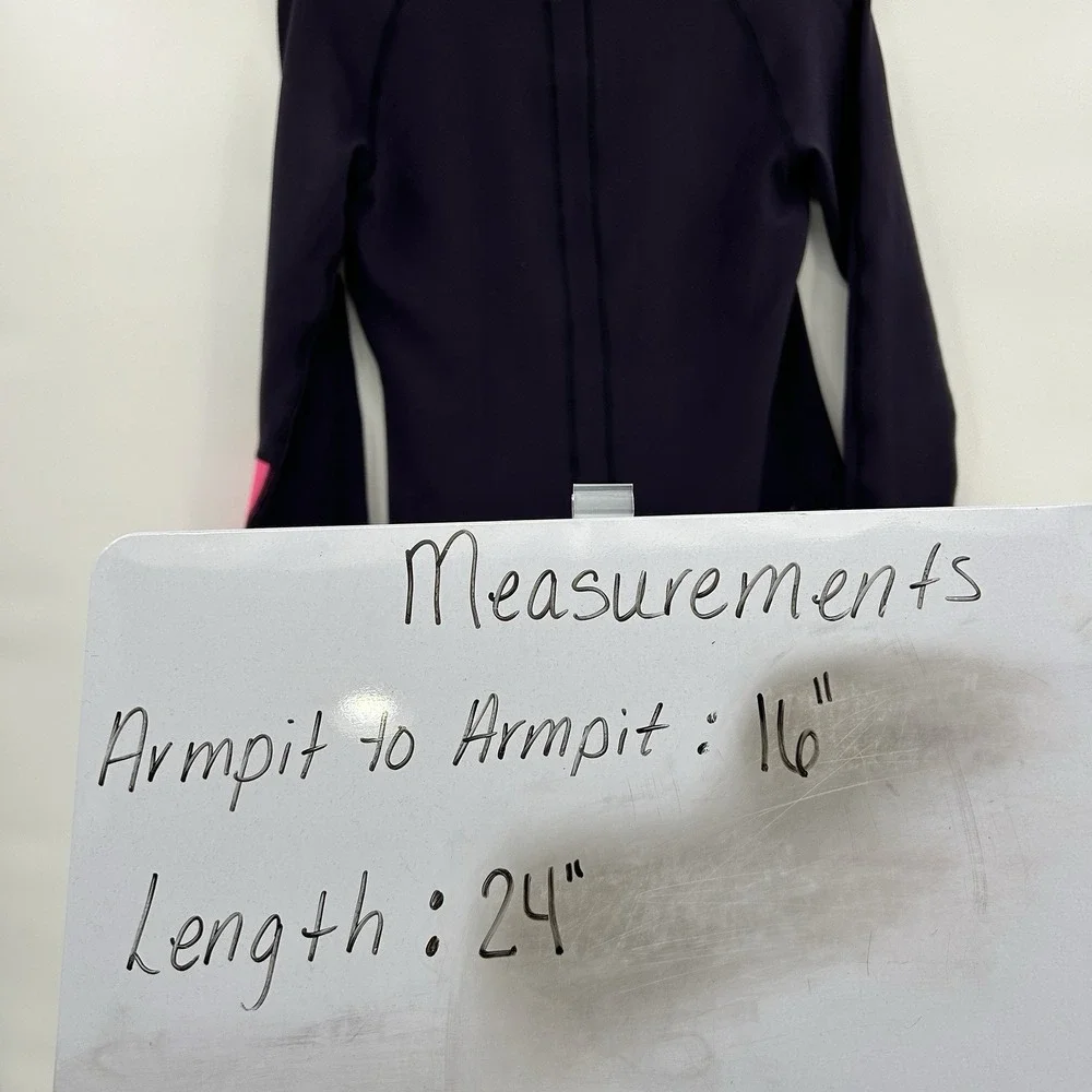 Lululemon Womens Runder Under Reversible Long Sleeve Shirt Size 4/6 RULU‎